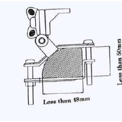 Diamond K-515 klemme til tagr�ling