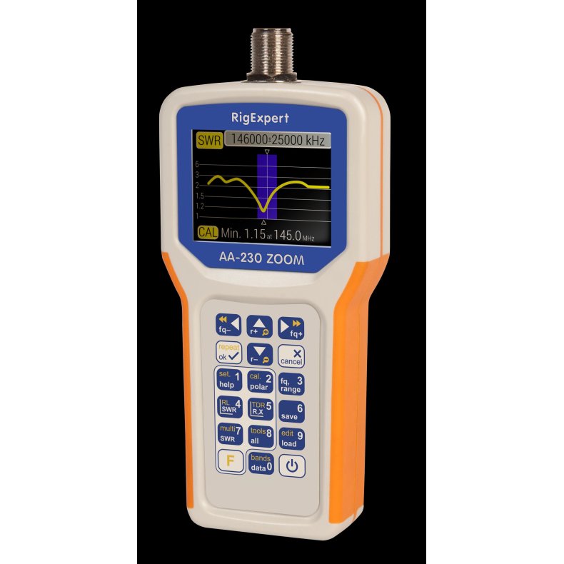 RigExpert Analyzer op til 230 MHz, Bluetooth