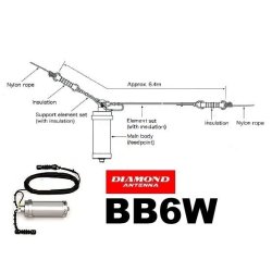 Diamond BB-6WS Bredbnd`s Trd Antenne