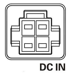 DC-Kabel HF Transceiver, 4 pin Molex