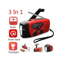 SolarBaby Hndsving Radio FM AM radio 2000mAh Rd